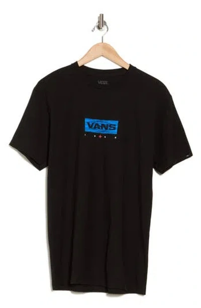 Vans Logo Water Werks Cotton Graphic T-shirt In Black