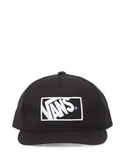Vans Logo-patch Baseball Cap In Black