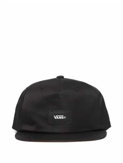 Vans Logo-patch Baseball Cap In Black