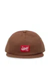 Vans Logo-patch Baseball Cap In Brown