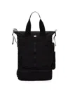 Vans Logo-patch Panelled Backpack In Black