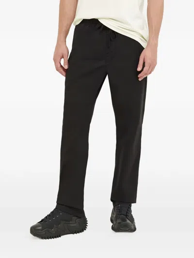 Vans Logo-patch Trousers In Black