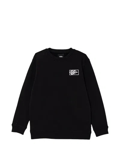 Vans Logo-print Cotton Sweatshirt In Schwarz