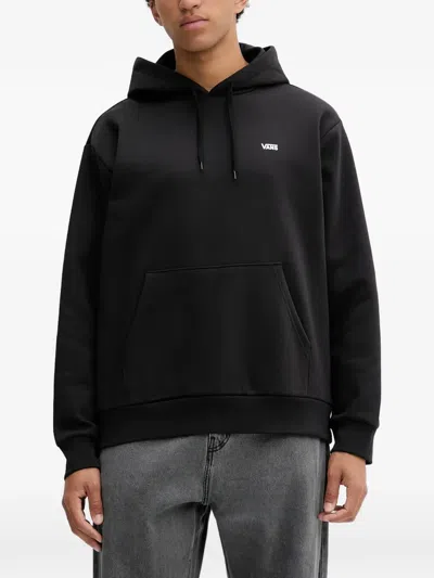 Vans Logo-print Drawstring Hoodie In Black
