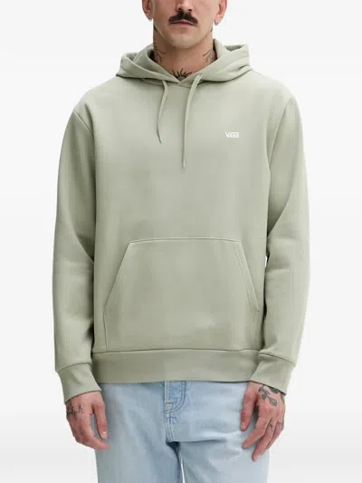 Vans Logo-print Drawstring Hoodie In Green