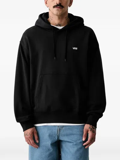 Vans Logo-print Hoodie In Black