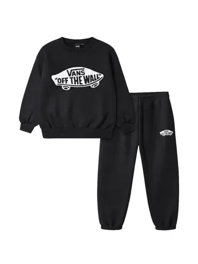 Vans Kids' Logo-print Tracksuit In Black