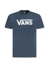 Vans Logo-print T-shirt In Blue