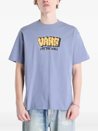 Vans Logo-print T-shirt In Blue