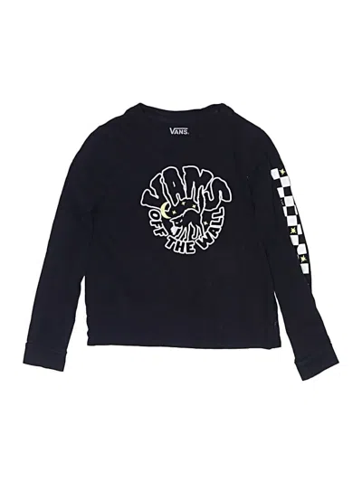 Pre-owned Vans Kids' Long Sleeve T-shirt In Black