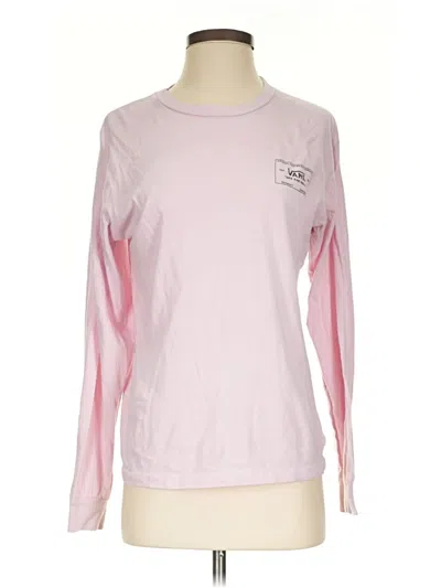 Pre-owned Vans Long Sleeve T-shirt In Pink