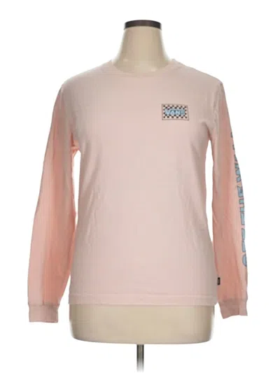Pre-owned Vans Long Sleeve T-shirt In Pink