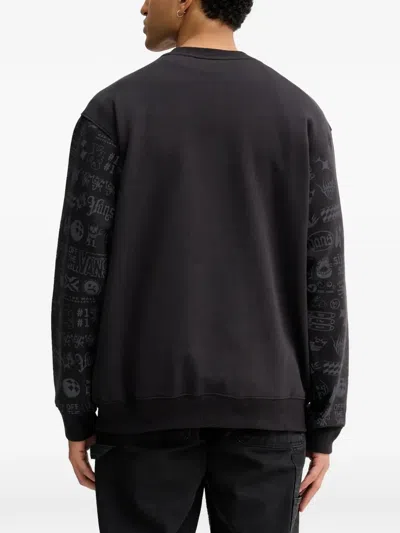 Vans Long-sleeve Sweatshirt In Black