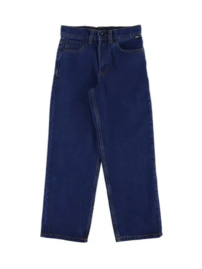 Vans Loose Fit Mini Denim Pants In Blue