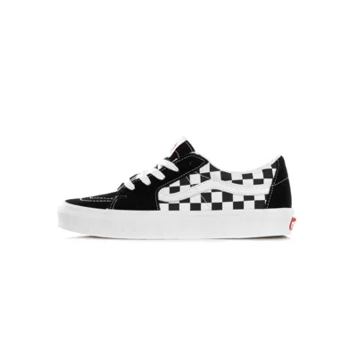 Vans Low Men's Shoe Sk8-low (canvas/suede) Black/checkerboard