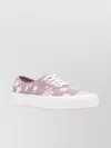 Vans Low Top Floral Print Sneakers In Purple
