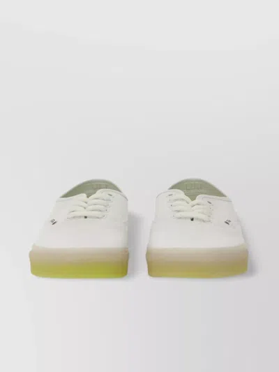 Vans Low-top Silhouette Rubber Sole Sneaker In White