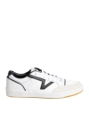 Vans Lowland Cc Jmp Man Sneakers White Size 8.5 Leather, Textile Fibers In White