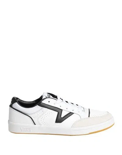 Vans Lowland Cc Jmp Man Sneakers White Size 9 Leather, Textile Fibers