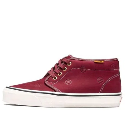 Vans Lqqk Studios X Og Chukka Boot Lx 'circle V - Burgundy' In Multi