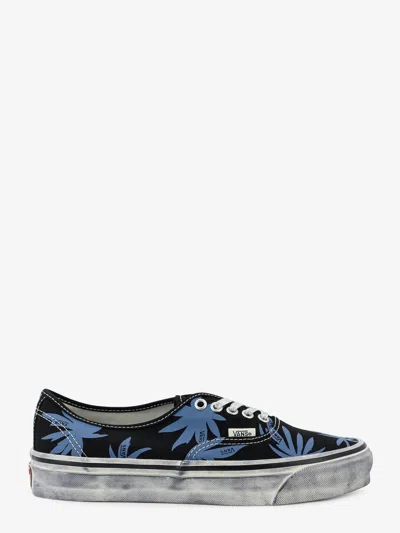 Vans Lx Authentic 44 Canvas Sneakers With Contrasting Print In Blue