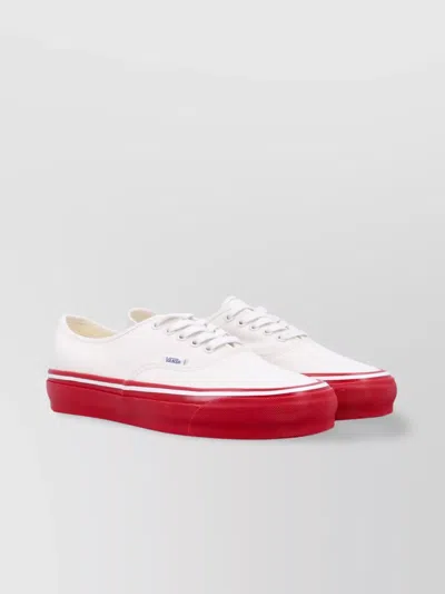 Vans Lx Authentic 44 Duck Canvas In Red