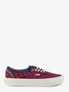 Vans Lx Authentic 44 Fabric Sneakers With Checkerboard Pattern In Animal Print