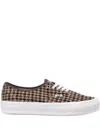 Vans Lx Authentic 44 Houndstooth-pattern Sneakers In Brown