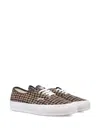 Vans Lx Authentic 44 Houndstooth-pattern Sneakers In Brown