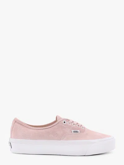 Vans Lx Authentic 44 Canvas Sneakers In Pig Suede Sepia Rose