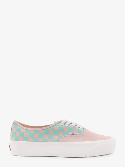 Vans Lx Authentic 44 Sneakers In Checkboard Canvas In Pink