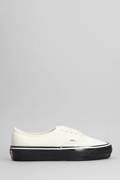 Vans Lx Authentic 44 Sneakers In White Canvas