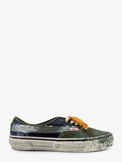 Vans Lx Authentic 44 Suede Sneakers With Micro-sequin Detail On The Side In Multi