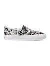 Vans Lx Classic Slip-on 98 Black And White Pony Hair Sneakers In Multi