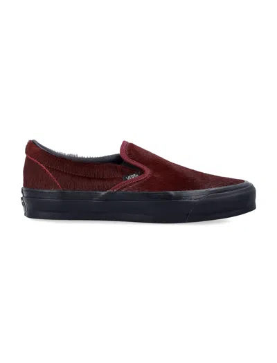 Vans Lx Classic Slip-on 98 In Burgundy