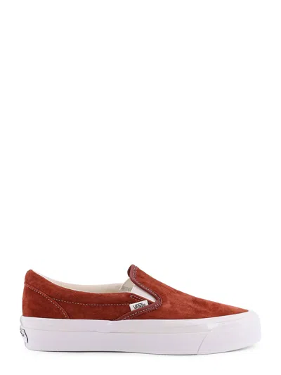 Vans Lx Classic Slip-on 98 Low-top Suede Sneakers In Brown