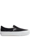 Vans Knu Slip Man Sneakers Black Size 12 Soft Leather In Schwarz