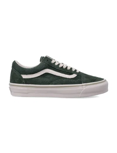 Vans Lx Old Skool Green Suede Sneakers