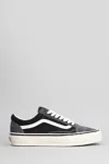 Vans Lx Old Skool Sneakers In Grey Suede And Fabric In Black