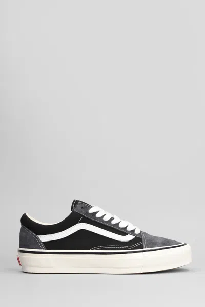 Vans Lx Old Skool Sneakers In Grey Suede And Fabric In Black