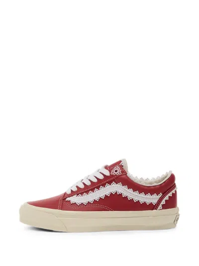 Vans Lx Old Skool Sneakers In Red