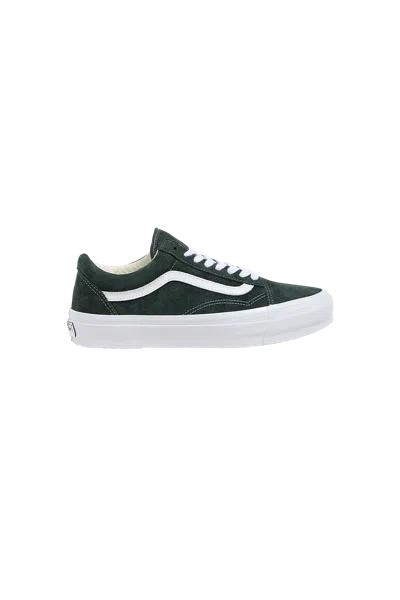 Vans Lx Premium Old Skool Sneakers Scarab In Green