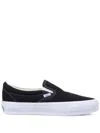 Vans Classic Black Canvas Slip-on Stackform Sneakers In Black