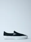 Vans Knu Slip Man Sneakers Black Size 12 Soft Leather In Black