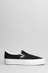 Vans Knu Slip Man Sneakers Black Size 12 Soft Leather