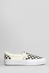 Vans Ua Classic Slip-on Stackform Sneakers Checkerboardblack/ White In Beige