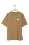 Vans Made For The Elements Crestline Logo Graphic T-shirt In Brown