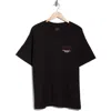Vans Major Type Cotton Graphic T-shirt In Black