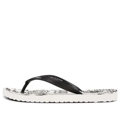 Vans Makena Fashion Unisex Black White Slippers 'black White'