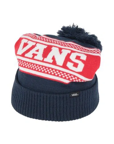 Vans Man Hat Midnight Blue Size Onesize Acrylic, Polyamide, Elastane